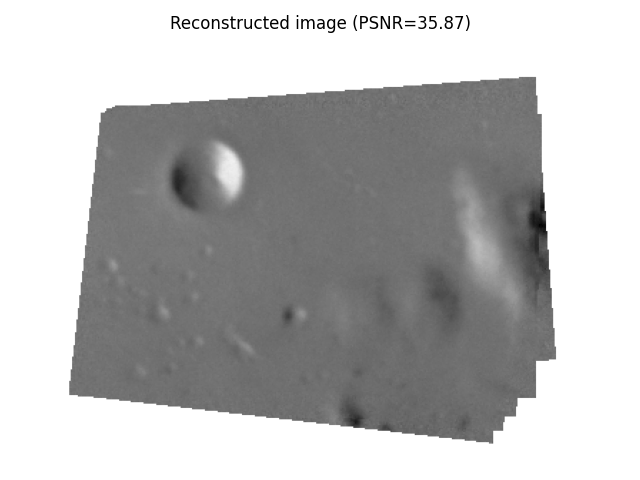 Reconstructed image (PSNR=35.87)